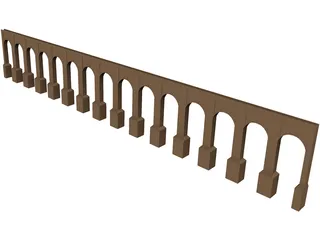 Aquaduct Bridge 3D Model