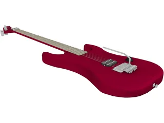 Guitar Kramer Baretta Van Halen 3D Model