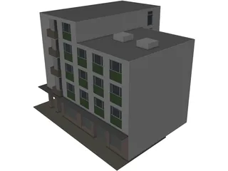 Building Train 3D Model