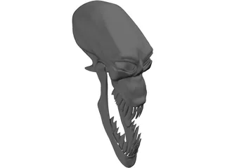 Monster Skull 3D Model