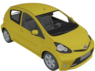 Toyota Aygo (2013) 3D Model