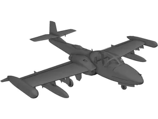 Cessna A37 Dragonfly 3D Model