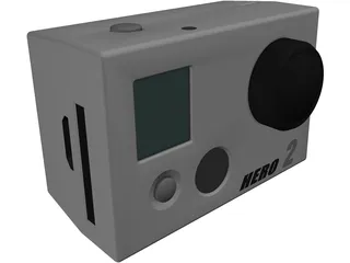 GoPro HD Hero 2 3D Model