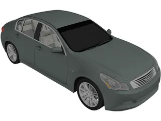 Infiniti G37 Sedan (2009) 3D Model