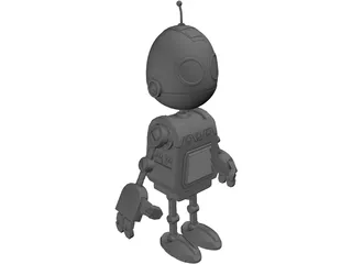 Clank Robot Pet 3D Model