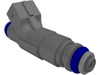 Bosch Fuel Injector 3D Model