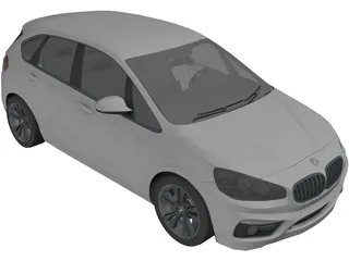 BMW 225i Active Tourer 3D Model
