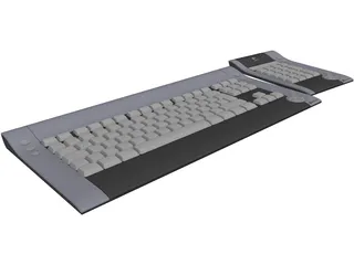 Logitech diNovo Keyboard 3D Model