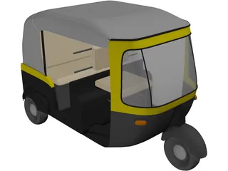 India City Car 3D Model