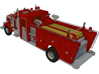 Peterbilt Firefight 3D Model
