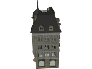 Bank Victorian 3D Model