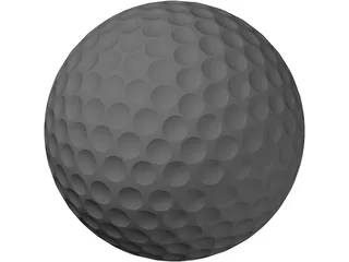 Golf Ball 3D Model