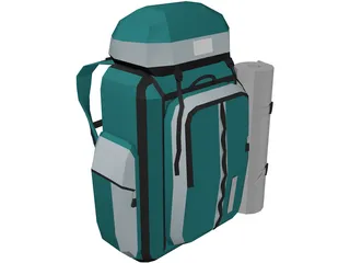 Nova Tour Bag (Large For Tourists And Outdoors) 3D Model