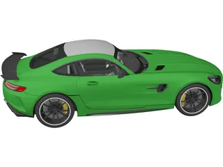 Mercedes-AMG GT R (2017) 3D Model