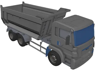 Dump Truck 3D Model