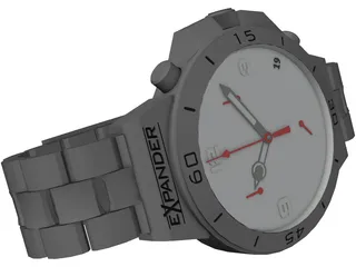 Expander Watch 3D Model