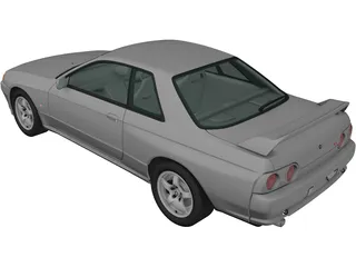 Nissan Skyline R32 GT-R Coupe (1989) 3D Model