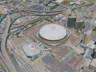 New Orleans City, USA (2020) 3D Model