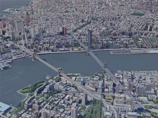 New York City, Lower Manhattan, USA (2021) 3D Model