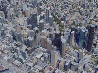 Seattle City, USA (2021) 3D Model