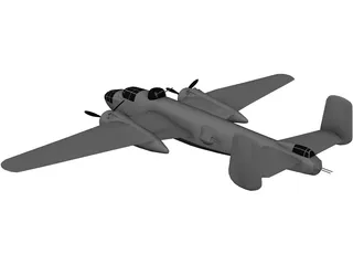 B-25 3D Model