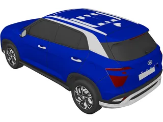 Hyundai Creta (2022) 3D Model