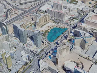 Las Vegas City, Paradise, USA (2023) 3D Model