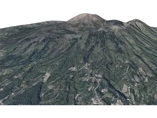 Mount Vesuvio 3D Model