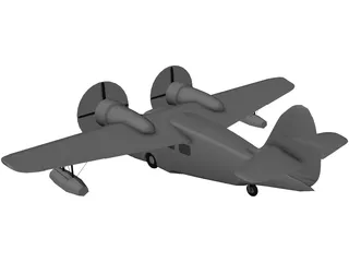 Grumman G-21 Goose 3D Model