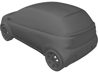 Toyota Yaris Concept (1996) 3D Model