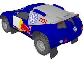 VW Touareg 3D Model