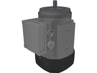 Motor GR63 0.12 0.25KW B14 3D Model