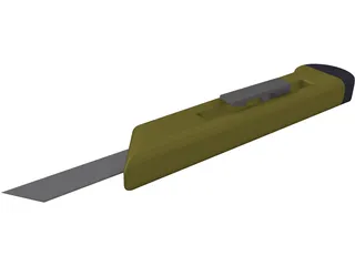 Knife Utility 3D Model