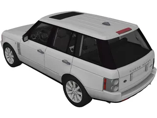 Range Rover Supercharged (2008) 3D Model