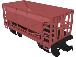 Union Pacific Wagon 3D Model