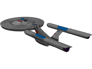Star Trek USS Paladin 3D Model