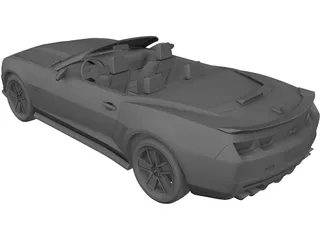 Chevrolet Camaro Convertible (2009) 3D Model