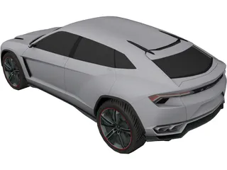 Lamborghini Urus Concept (2012) 3D Model