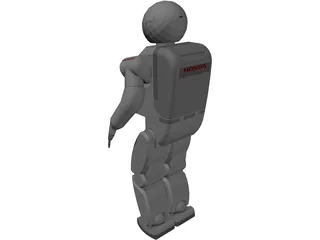 Honda Asimo Robot 3D Model