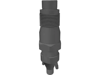 Bosch Basic Diesel Fuel Injector 3D Model