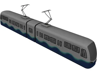 Sound Transit Light Rail 3D Model