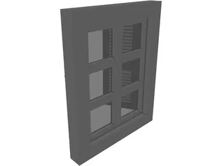 French Window 3D Model