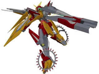 Kyrios Gundam 3D Model