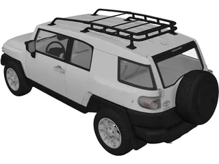 Toyota FJ Cuiser (2011) 3D Model