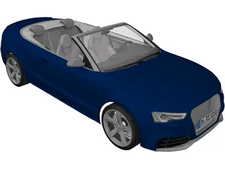 Audi RS5 Convertible (2013) 3D Model