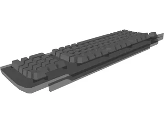 Keyboard Apple 3D Model