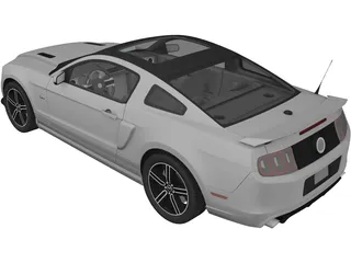 Ford Mustang GT (2013) 3D Model