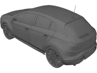 Fiat Bravo (2011) 3D Model