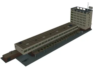 Station Kehl 3D Model