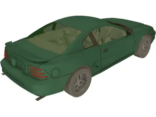 Ford Mustang GT (1994) 3D Model